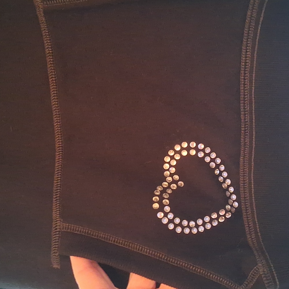 Victoria's Secret Pink Black Bulldog Long Sleeve Top - Picture 3 of 10
